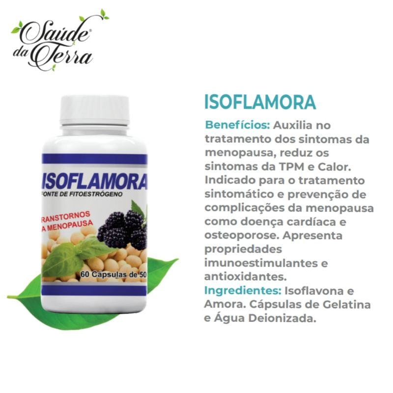 Isoflamora Saúde da Terra - 60 CAPS