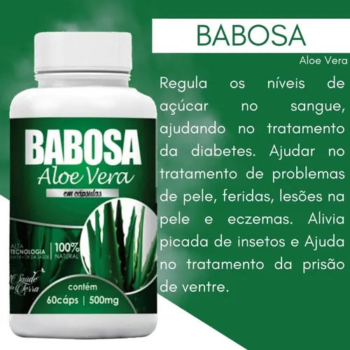 Babosa Saúde da Terra - 60 CAPS