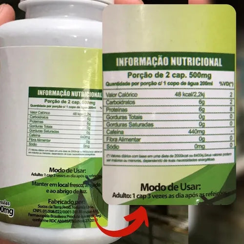 Babosa Saúde da Terra - 60 CAPS