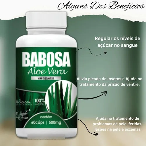 Babosa Saúde da Terra - 60 CAPS