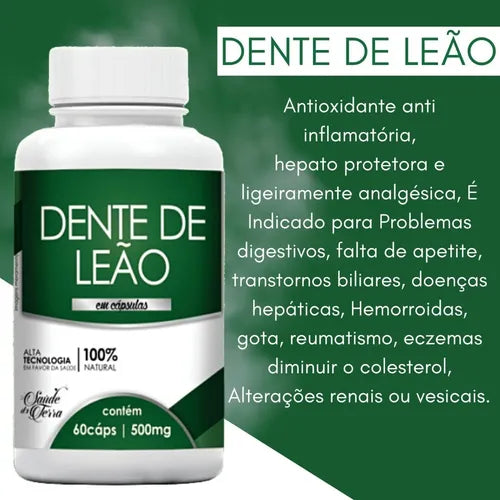 Dente de Leão Saúde da Terra - 60 CAPS