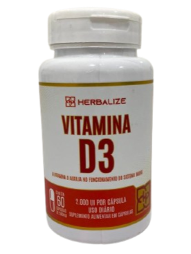 Vitamina D3 Herbalize - 60 CAPS