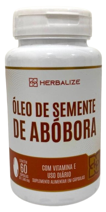 Óleo de Semente de Abóbora Herbalize – 60 Cápsulas