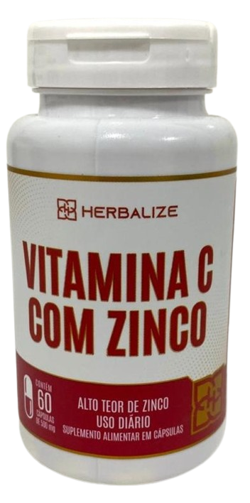 Vitamina C com Zinco Herbalize – 60 Cápsulas