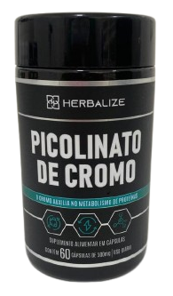 Picolinato de Cromo Herbalize – 60 Cápsulas