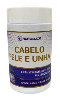 Cabelo, Pele e Unha Herbalize – 60 Cápsulas
