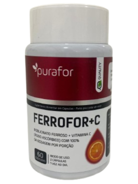 Ferrofor + C - Purafor (60 cápsulas)