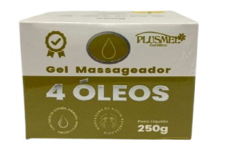 Gel Massageador 4 óleos 250G - Plus Mel
