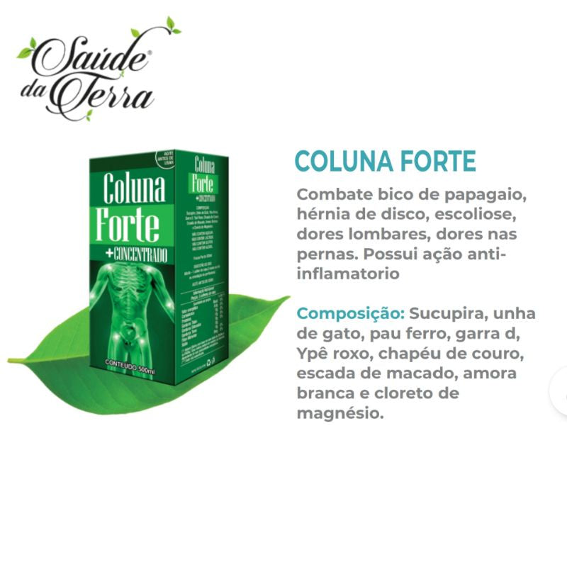 Coluna Forte Saúde da Terra - 60 CAPS