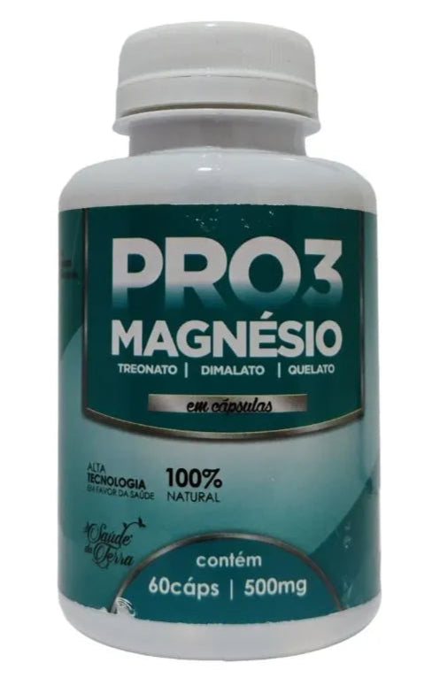 Pro3 Magnésio Saúde da Terra - 60 CAPS