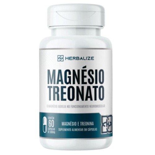 Magnésio Treonato Herbalize - 60 CAPS